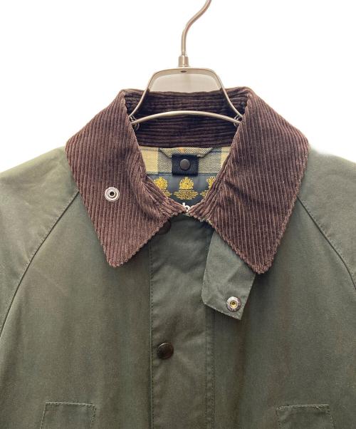 Barbour（バブアー）Barbour (バブアー) ワックスコットンジャケット/SLビデイル グリーン×ブラウン サイズ:Sの古着・服飾アイテム
