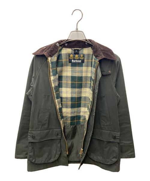 Barbour（バブアー）Barbour (バブアー) ワックスコットンジャケット/SLビデイル グリーン×ブラウン サイズ:Sの古着・服飾アイテム