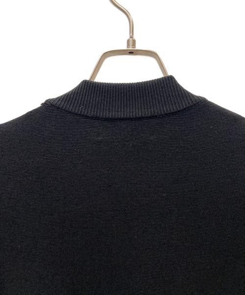 AMBUSH（アンブッシュ）AMBUSH (アンブッシュ) ニット/OVERLAP CREWNECK KNIT ブラック×ホワイト サイズ:Lの古着・服飾アイテム