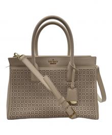Kate Spade（ケイトスペード）の古着「cameron street perforated candace」｜ベージュ