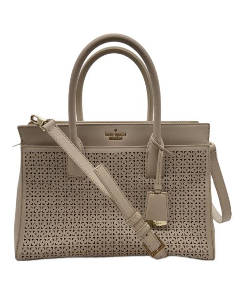Kate Spade（ケイトスペード）Kate Spade (ケイトスペード) cameron street perforated candace ベージュの古着・服飾アイテム