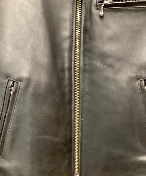 HARLEY-DAVIDSON（ハーレーダビッドソン）HARLEY-DAVIDSON (ハーレーダビッドソン) シングルライダースジャケット ブラック サイズ:Lの古着・服飾アイテム