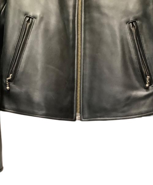 HARLEY-DAVIDSON（ハーレーダビッドソン）HARLEY-DAVIDSON (ハーレーダビッドソン) シングルライダースジャケット ブラック サイズ:Lの古着・服飾アイテム