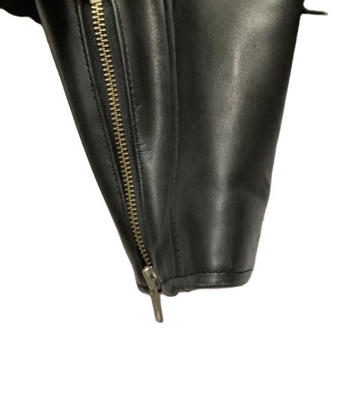 HARLEY-DAVIDSON（ハーレーダビッドソン）HARLEY-DAVIDSON (ハーレーダビッドソン) シングルライダースジャケット ブラック サイズ:Lの古着・服飾アイテム