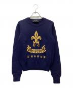 DSQUARED2ディースクエアード）の古着「厚手ニット」｜ネイビー
