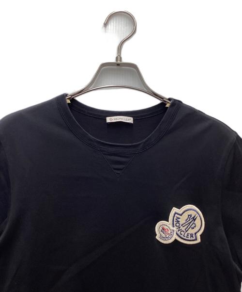 MONCLER（モンクレール）MONCLER (モンクレール) 半袖カットソー/MAGLIA T-SHIRT ブラック サイズ:XSの古着・服飾アイテム