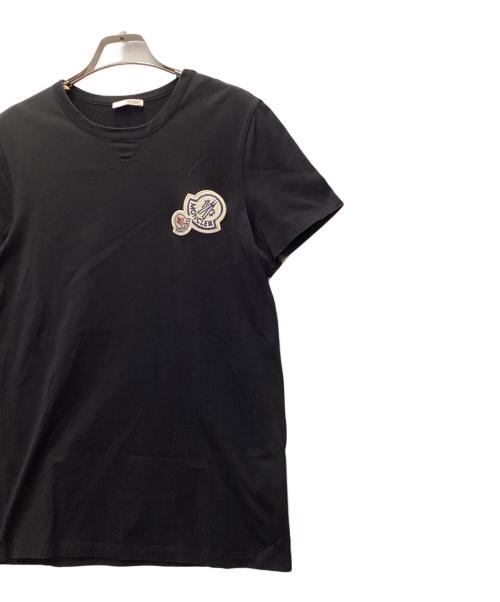 MONCLER（モンクレール）MONCLER (モンクレール) 半袖カットソー/MAGLIA T-SHIRT ブラック サイズ:XSの古着・服飾アイテム