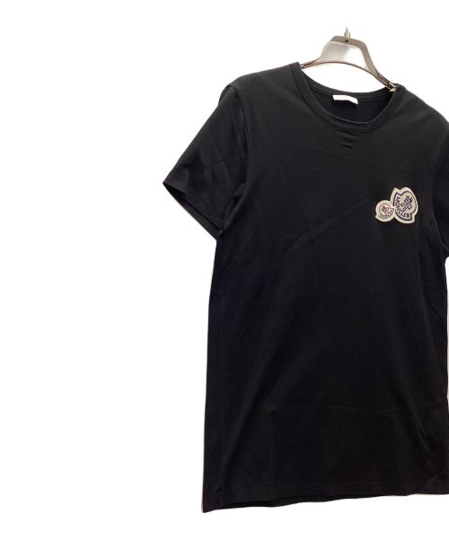 MONCLER（モンクレール）MONCLER (モンクレール) 半袖カットソー/MAGLIA T-SHIRT ブラック サイズ:XSの古着・服飾アイテム