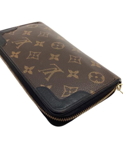 LOUIS VUITTON（ルイ ヴィトン）LOUIS VUITTON (ルイ ヴィトン) 長財布/モノグラム・レティーロノワール ブラウン×ブラックの古着・服飾アイテム