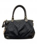 GUCCIグッチ）の古着「2WAYバッグ/グッチシマ・スーキー」｜ブラック