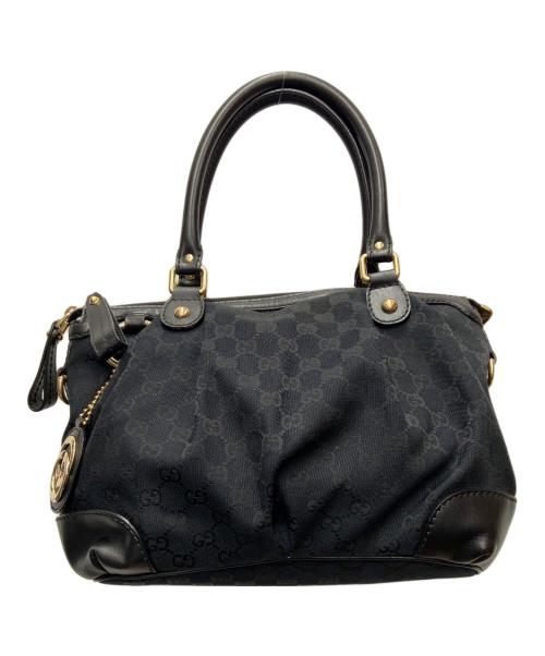 GUCCI（グッチ）GUCCI (グッチ) 2WAYバッグ/グッチシマ・スーキー ブラックの古着・服飾アイテム