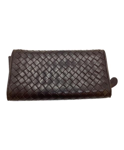 BOTTEGA VENETA（ボッテガベネタ）BOTTEGA VENETA (ボッテガベネタ) 長財布 ブラウンの古着・服飾アイテム