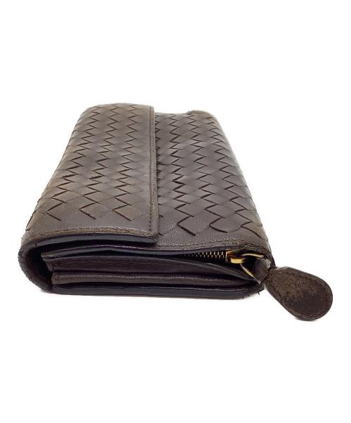 BOTTEGA VENETA（ボッテガベネタ）BOTTEGA VENETA (ボッテガベネタ) 長財布 ブラウンの古着・服飾アイテム