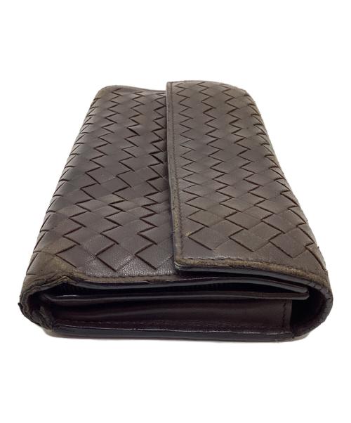 BOTTEGA VENETA（ボッテガベネタ）BOTTEGA VENETA (ボッテガベネタ) 長財布 ブラウンの古着・服飾アイテム