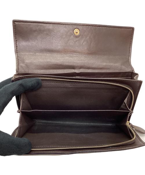 BOTTEGA VENETA（ボッテガベネタ）BOTTEGA VENETA (ボッテガベネタ) 長財布 ブラウンの古着・服飾アイテム