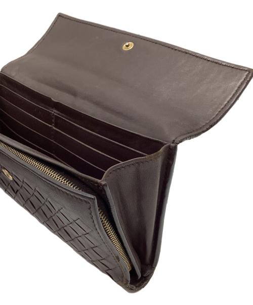 BOTTEGA VENETA（ボッテガベネタ）BOTTEGA VENETA (ボッテガベネタ) 長財布 ブラウンの古着・服飾アイテム