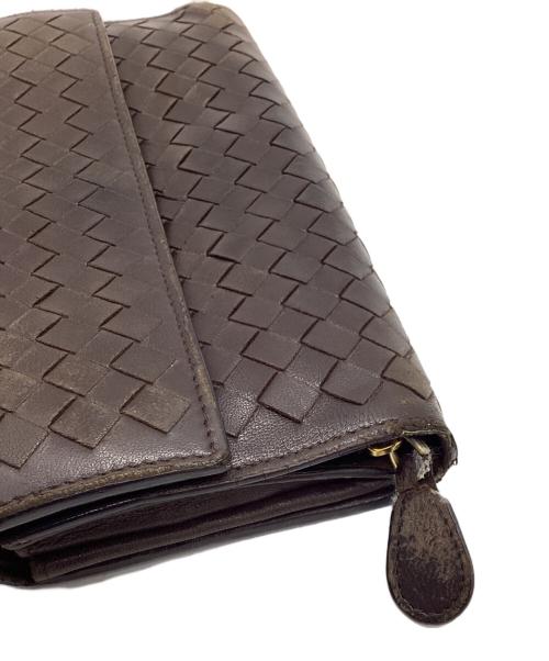 BOTTEGA VENETA（ボッテガベネタ）BOTTEGA VENETA (ボッテガベネタ) 長財布 ブラウンの古着・服飾アイテム