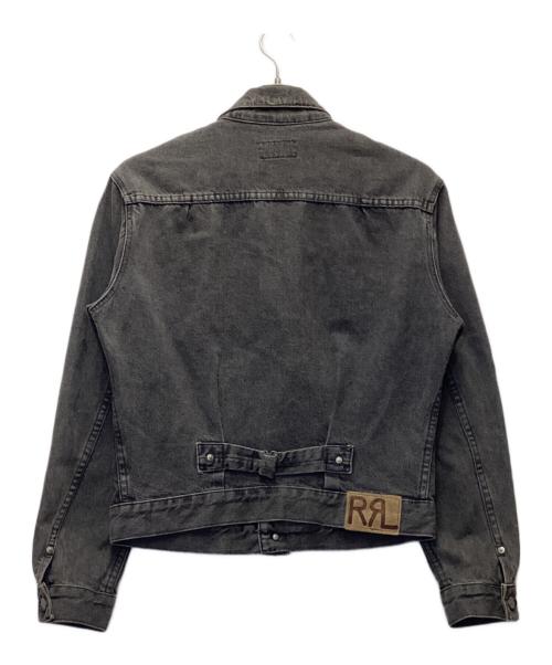 RRL（ダブルアールエル）RRL (ダブルアールエル) デニムジャケット/3つ星タグ/90年代 ブラック サイズ:Sの古着・服飾アイテム