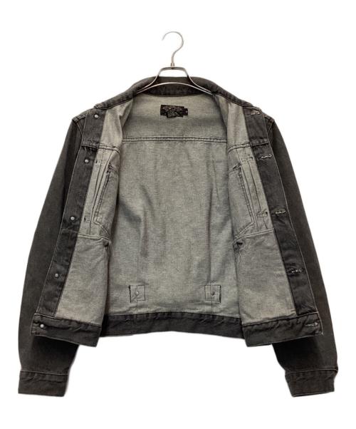 RRL（ダブルアールエル）RRL (ダブルアールエル) デニムジャケット/3つ星タグ/90年代 ブラック サイズ:Sの古着・服飾アイテム