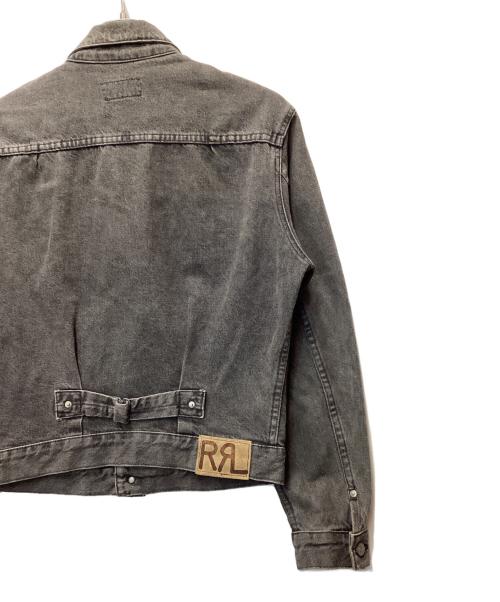RRL（ダブルアールエル）RRL (ダブルアールエル) デニムジャケット/3つ星タグ/90年代 ブラック サイズ:Sの古着・服飾アイテム