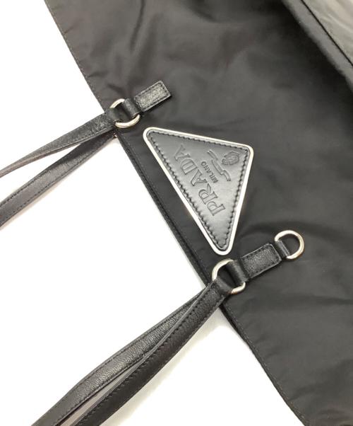 PRADA（プラダ）PRADA (プラダ) ナイロントートバッグ ブラックの古着・服飾アイテム