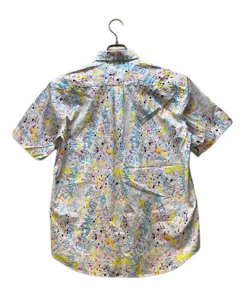 stussy（ステューシー）stussy (ステューシー) 半袖シャツ/ペイントモチーフ マルチカラー サイズ:Mの古着・服飾アイテム