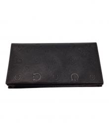 Salvatore Ferragamo（サルヴァトーレ フェラガモ）の古着「2つ折り長財布」｜ブラック