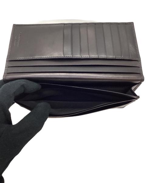 Salvatore Ferragamo（サルヴァトーレ フェラガモ）Salvatore Ferragamo (サルヴァトーレ フェラガモ) 2つ折り長財布 ブラックの古着・服飾アイテム