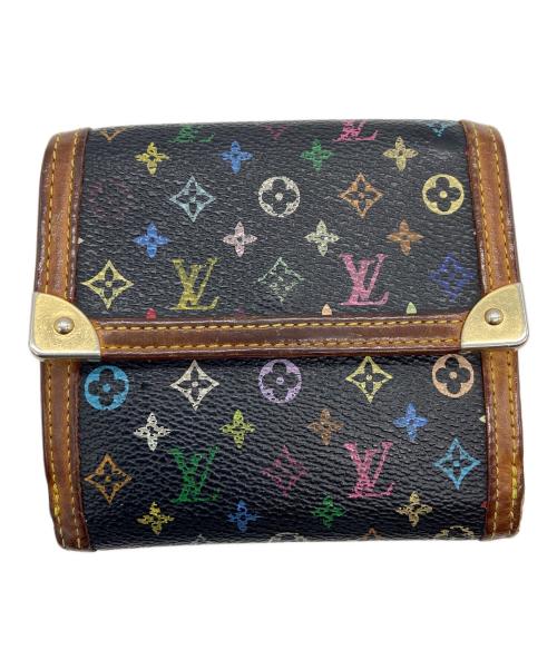LOUIS VUITTON（ルイ ヴィトン）LOUIS VUITTON (ルイ ヴィトン) 3つ折り財布 ブラックの古着・服飾アイテム
