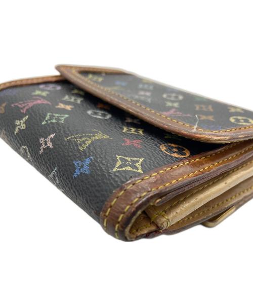LOUIS VUITTON（ルイ ヴィトン）LOUIS VUITTON (ルイ ヴィトン) 3つ折り財布 ブラックの古着・服飾アイテム
