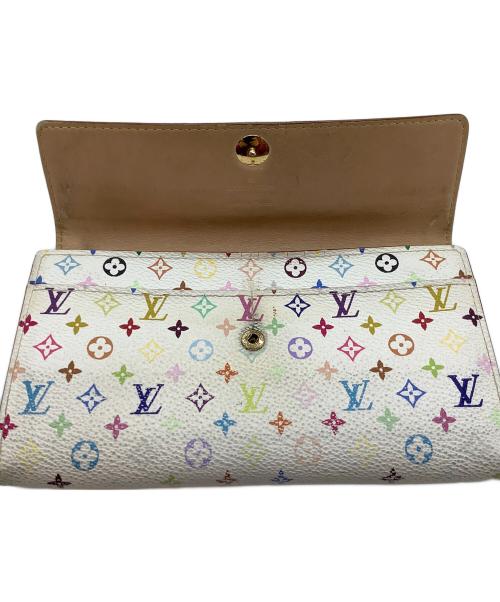 LOUIS VUITTON（ルイ ヴィトン）LOUIS VUITTON (ルイ ヴィトン) 2つ折り財布 ホワイトの古着・服飾アイテム