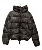 DUVETICAデュベティカ）の古着「ダウンジャケット」｜グリーン×ブラウン