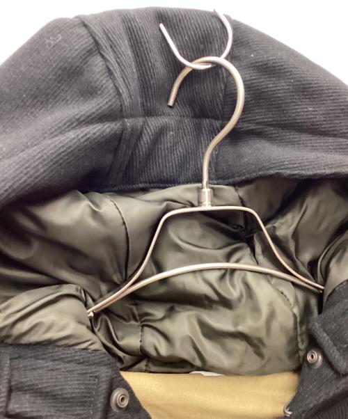 MONTEREGGI POINT（モンテレッジ・ポイント）MONTEREGGI POINT (モンテレッジ・ポイント) 中綿コート ブラック サイズ:48の古着・服飾アイテム