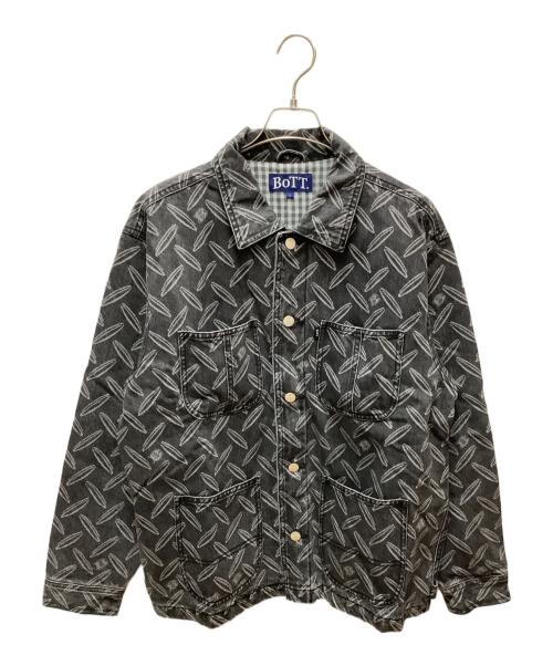BoTT（ボット）BoTT (ボット) デニムジャケット ブラック サイズ:Lの古着・服飾アイテム