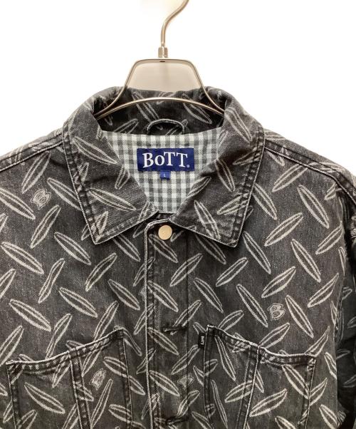 BoTT（ボット）BoTT (ボット) デニムジャケット ブラック サイズ:Lの古着・服飾アイテム