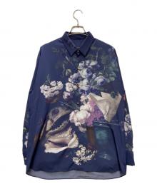 LAD MUSICIAN（ラッドミュージシャン）の古着「長袖シャツ」｜ネイビー×グレー