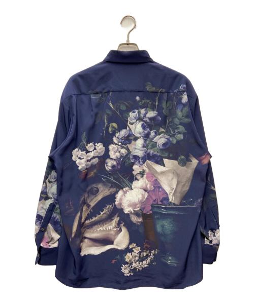 LAD MUSICIAN（ラッドミュージシャン）LAD MUSICIAN (ラッドミュージシャン) 長袖シャツ ネイビー×グレー サイズ:42の古着・服飾アイテム