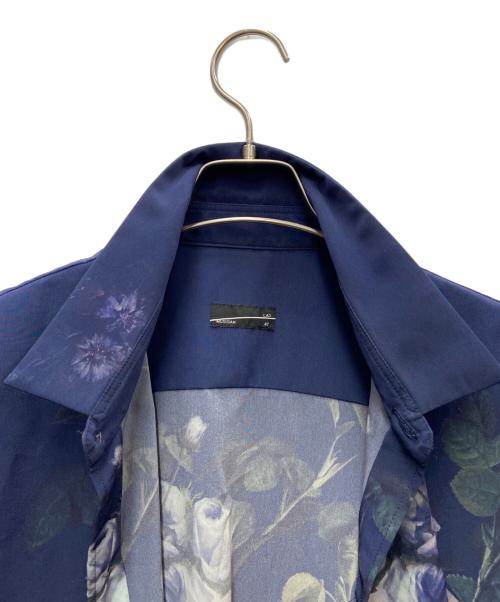 LAD MUSICIAN（ラッドミュージシャン）LAD MUSICIAN (ラッドミュージシャン) 長袖シャツ ネイビー×グレー サイズ:42の古着・服飾アイテム