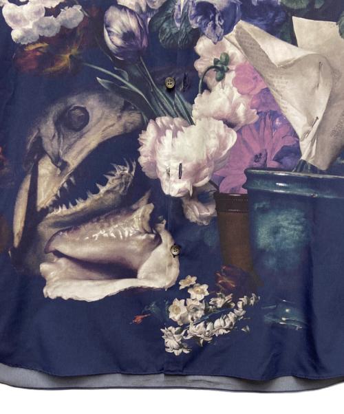 LAD MUSICIAN（ラッドミュージシャン）LAD MUSICIAN (ラッドミュージシャン) 長袖シャツ ネイビー×グレー サイズ:42の古着・服飾アイテム