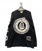 KIDILL×HO99O9キディル×ホラー）の古着「長袖カットソー」｜ブラック