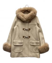 JUSGLITTY（ジャスグリッティー）の古着「ファーコート」｜ベージュ