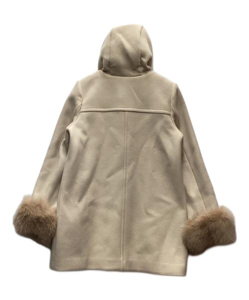 JUSGLITTY（ジャスグリッティー）JUSGLITTY (ジャスグリッティー) ファーコート ベージュ サイズ:1の古着・服飾アイテム
