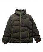 MAMMUTマムート）の古着「Atlas Hoody Herringbone Down Jacket 750FP」｜ブラック×オリーブ