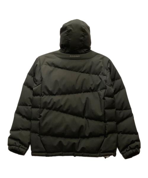 MAMMUT（マムート）MAMMUT (マムート) Atlas Hoody Herringbone Down Jacket 750FP ブラック×オリーブ サイズ:Lの古着・服飾アイテム
