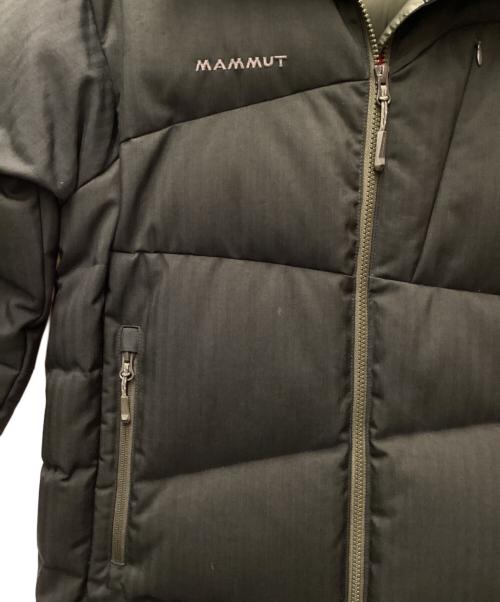 MAMMUT（マムート）MAMMUT (マムート) Atlas Hoody Herringbone Down Jacket 750FP ブラック×オリーブ サイズ:Lの古着・服飾アイテム