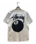 stussy (ステューシー) 半袖カットソー/8ボール グレー サイズ:M：5000円