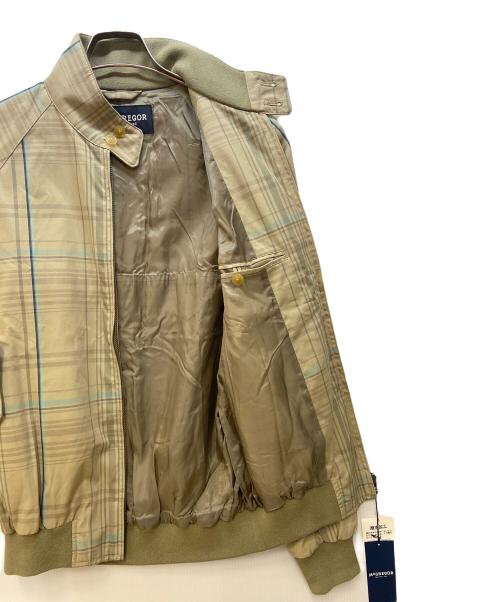 macgregor（マクレガー）MacGREGOR (マクレガー) スイングトップ ベージュ×ブルー サイズ:Mの古着・服飾アイテム