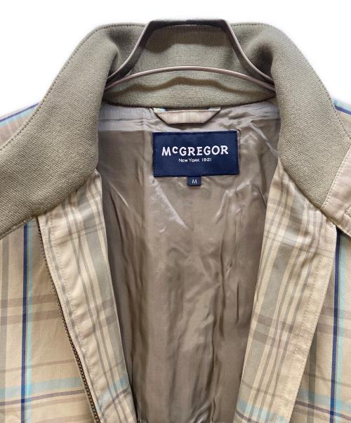 macgregor（マクレガー）MacGREGOR (マクレガー) スイングトップ ベージュ×ブルー サイズ:Mの古着・服飾アイテム