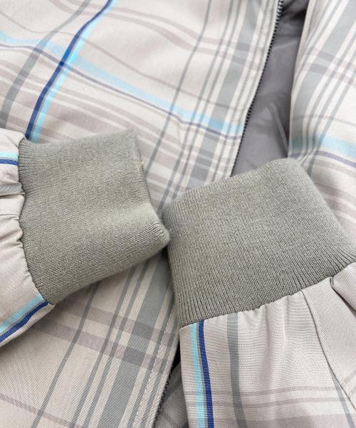 macgregor（マクレガー）MacGREGOR (マクレガー) スイングトップ ベージュ×ブルー サイズ:Mの古着・服飾アイテム