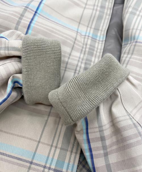 macgregor（マクレガー）MacGREGOR (マクレガー) スイングトップ ベージュ×ブルー サイズ:Mの古着・服飾アイテム